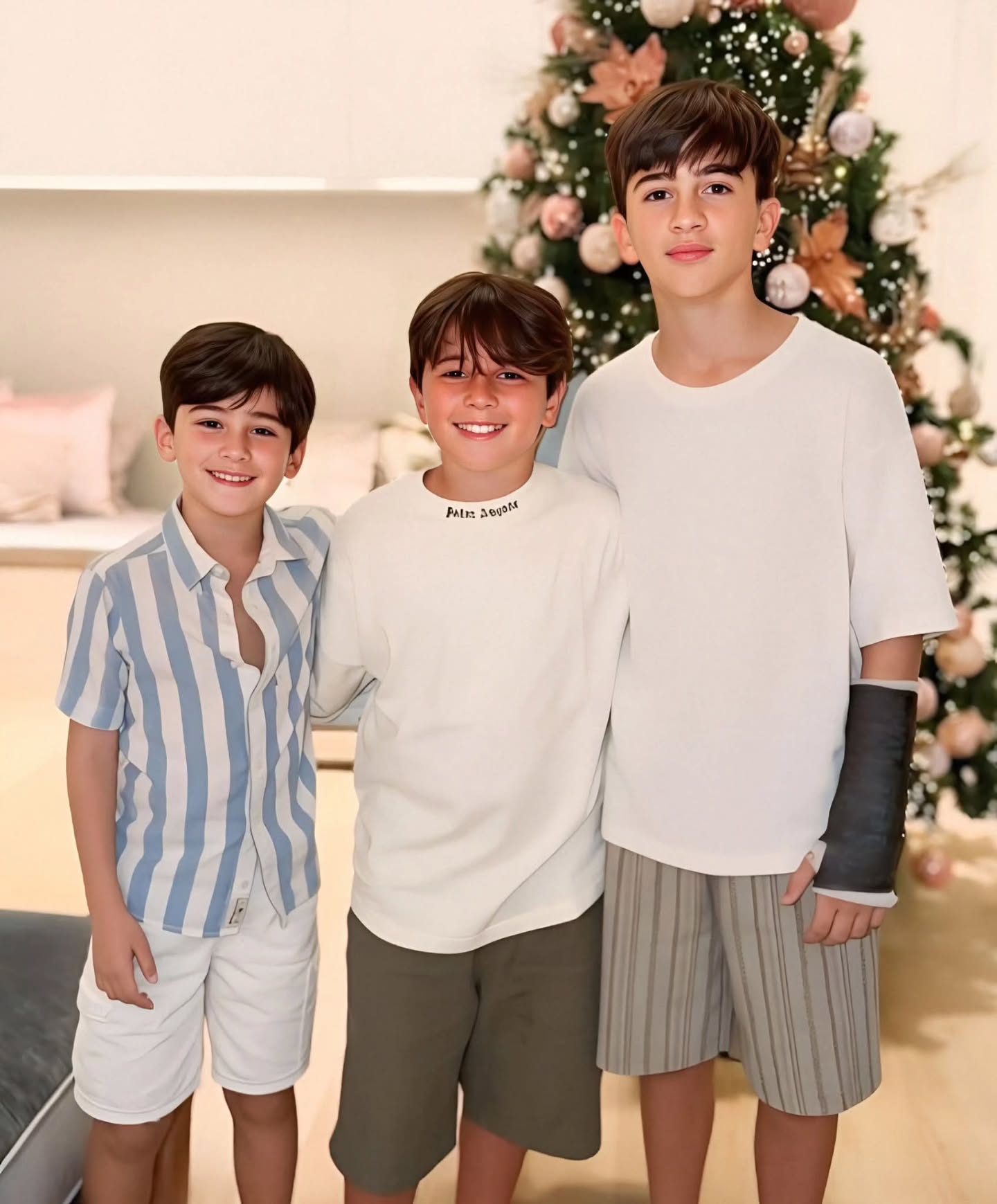 A thoughtful portrait of a 13-year-old boy with a footballing legacy, reflecting the balance between public attention and everyday family life