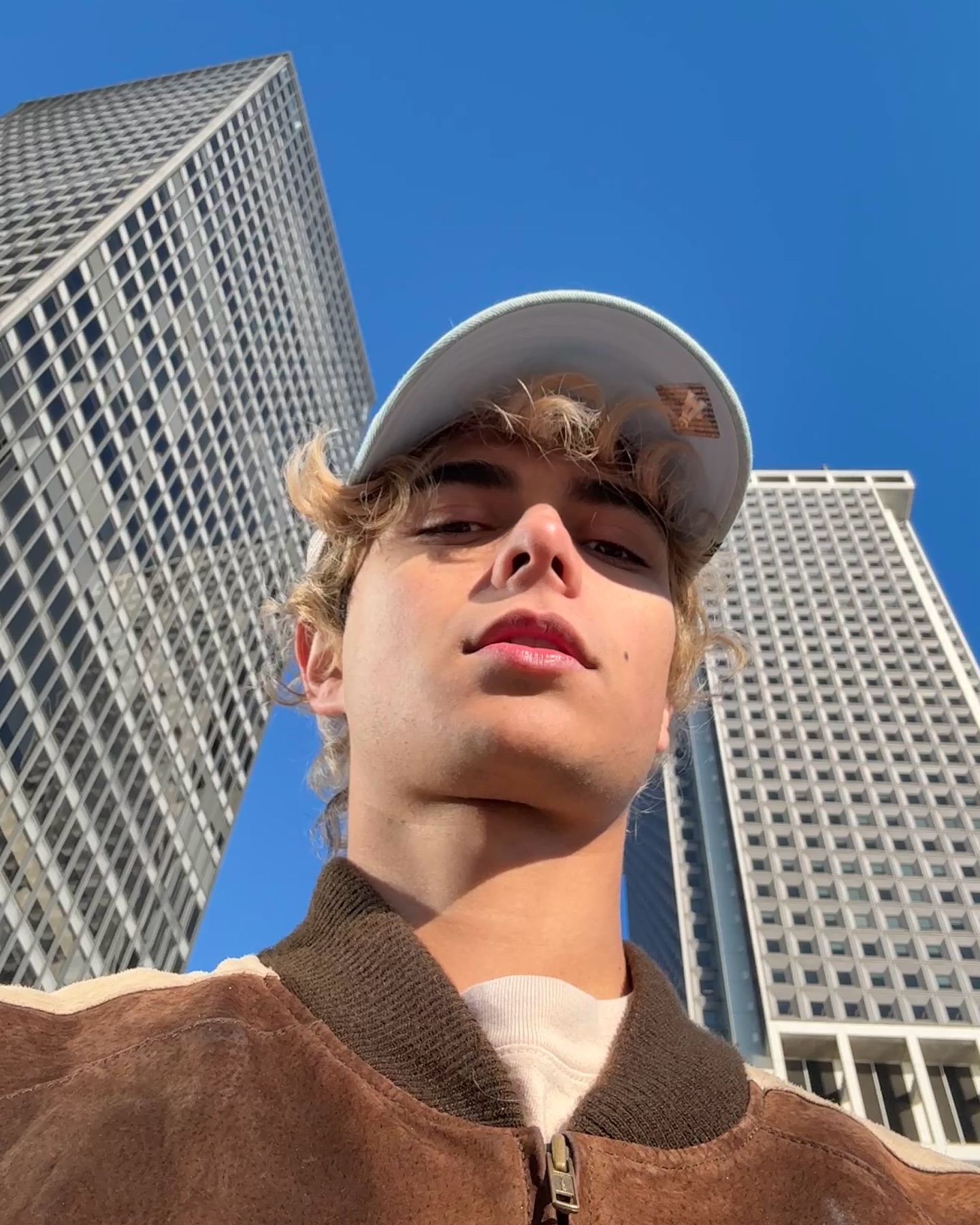 Benoftheweek performing a surreal comedic bit with exaggerated expression and playful timing