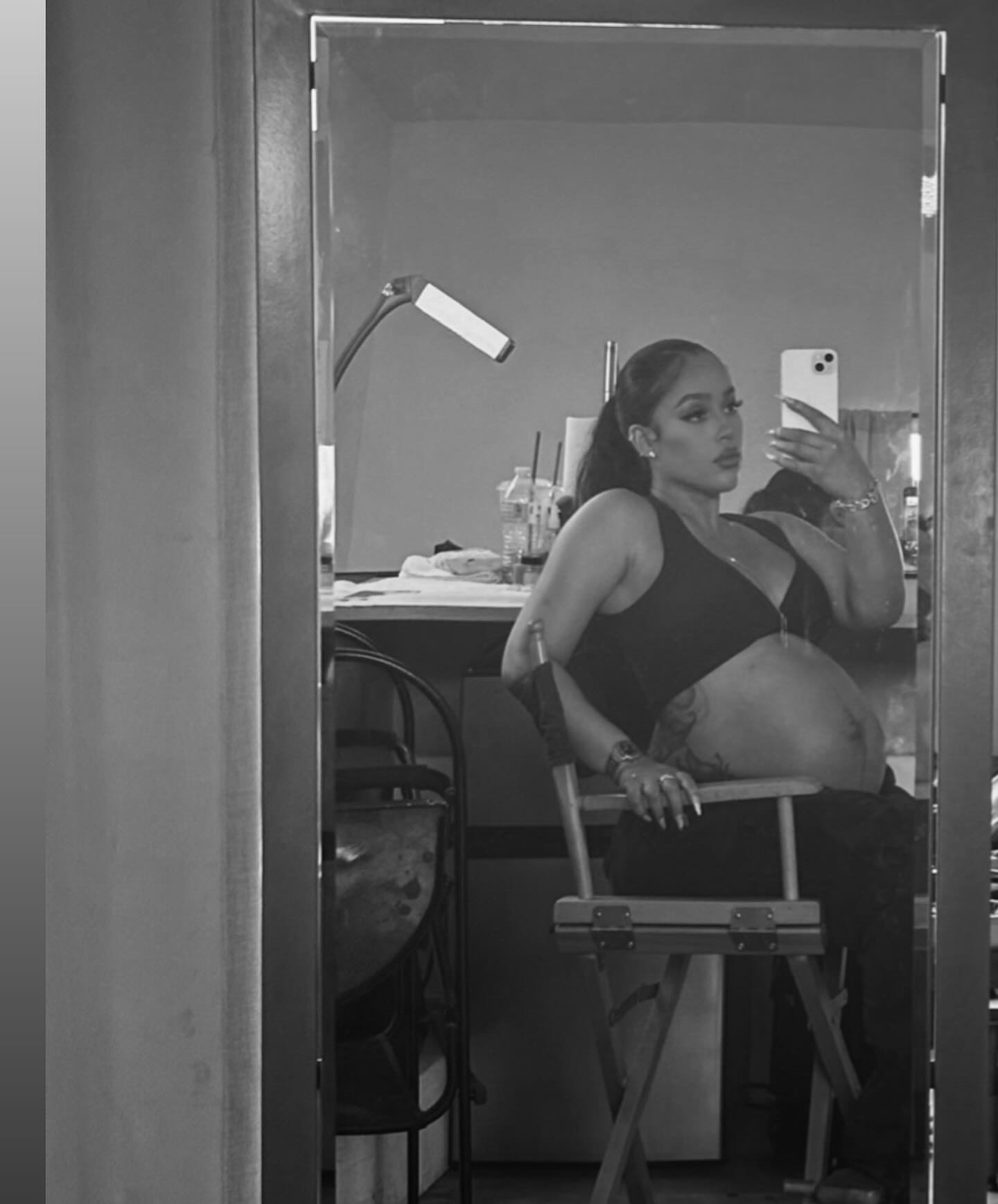 Joie Chavis in a poised dance stance, conveying strength, focus, and grace.