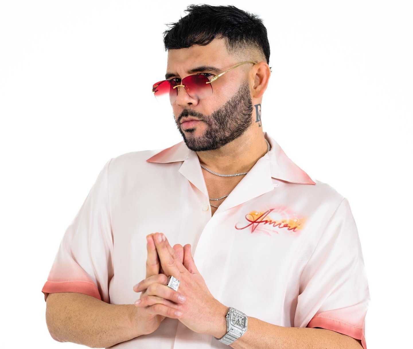 José Darey Castro performing onstage with an accordion, spotlighted against a backdrop that reflects Sonoran norteño heritage