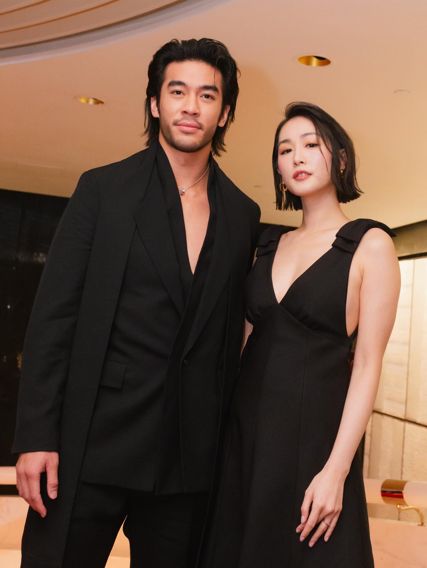 Justin Chien on set, composed and focused, reflecting his restrained screen presence and disciplined approach to roles