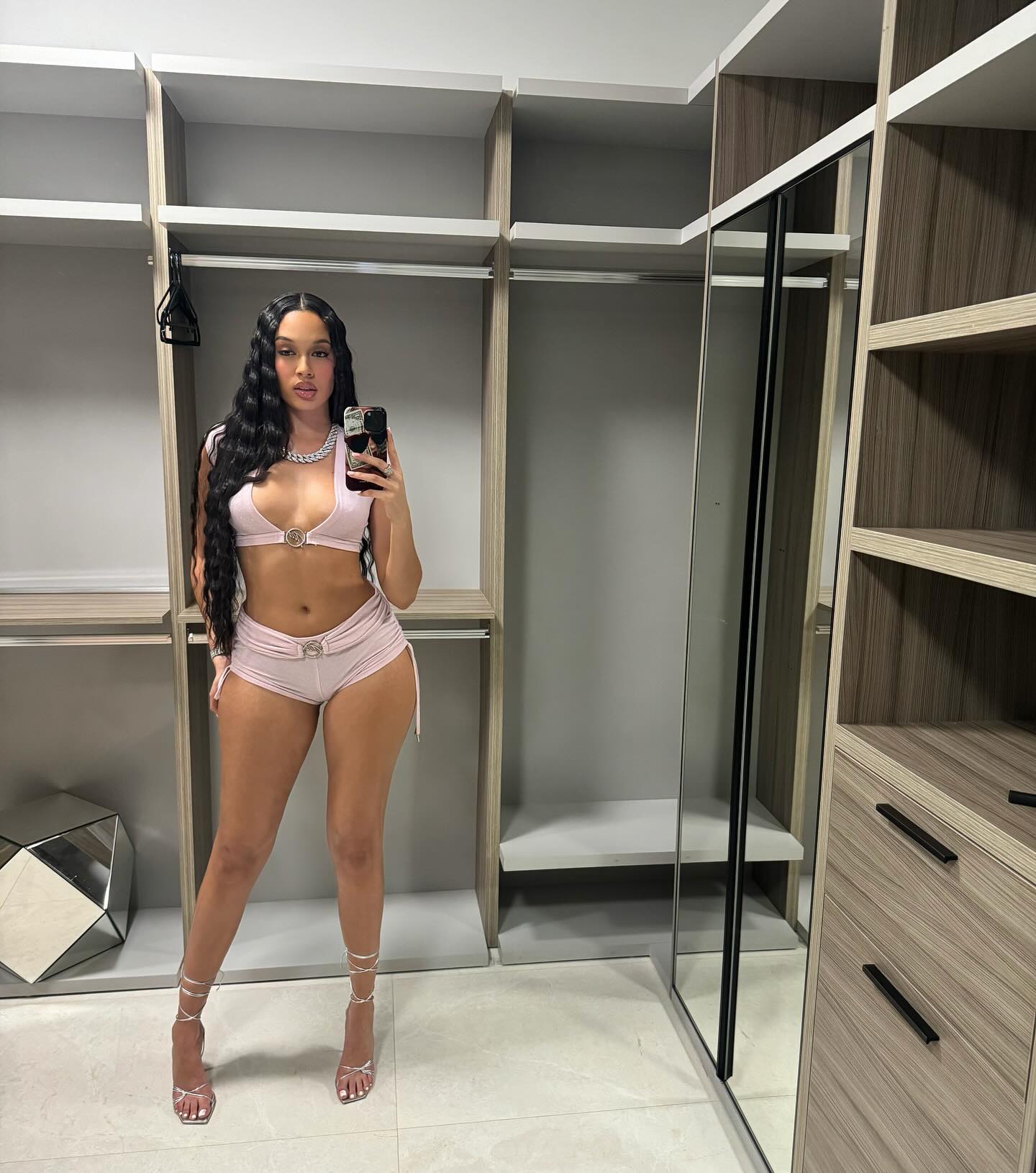 Model and influencer Brooklyn Nikole posing in a stylish outfit with natural light, reflecting her Atlanta rooted aesthetic and confident presence.