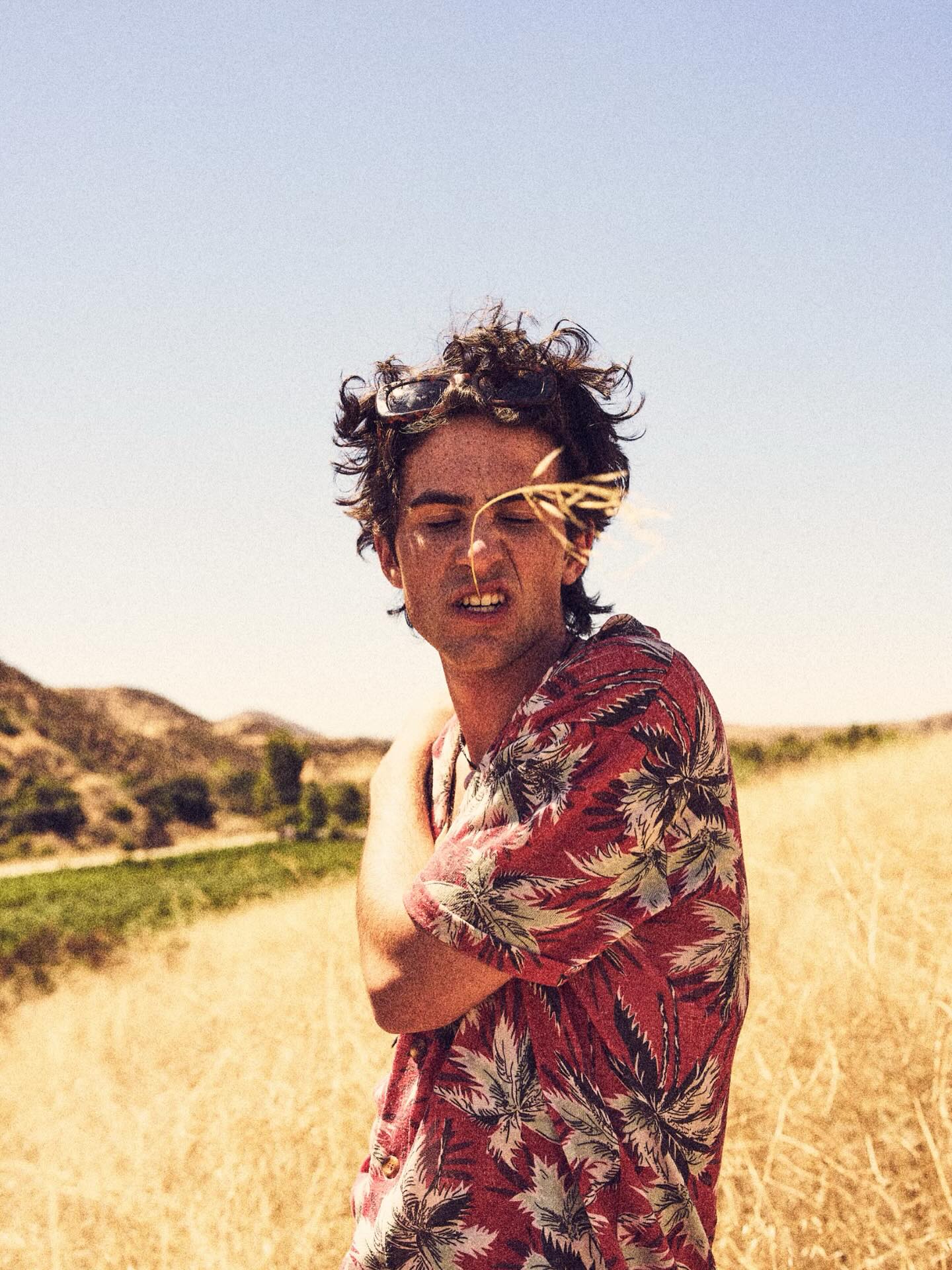 Portrait of Taj Cross, a young television actor known for playing Sam on PEN15