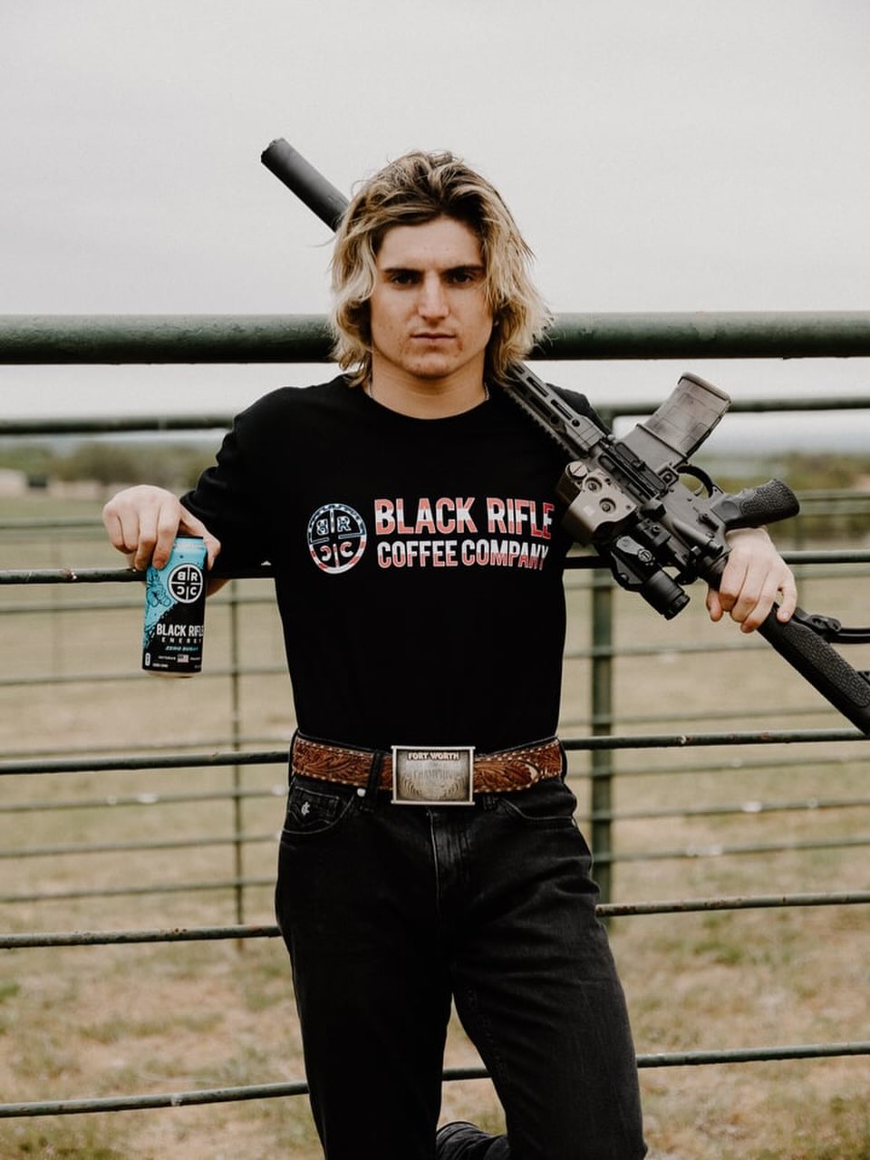Rocker Steiner rides a bareback bronc, legs driving in rhythm as the horse kicks in midair, capturing the power and balance of modern rodeo.