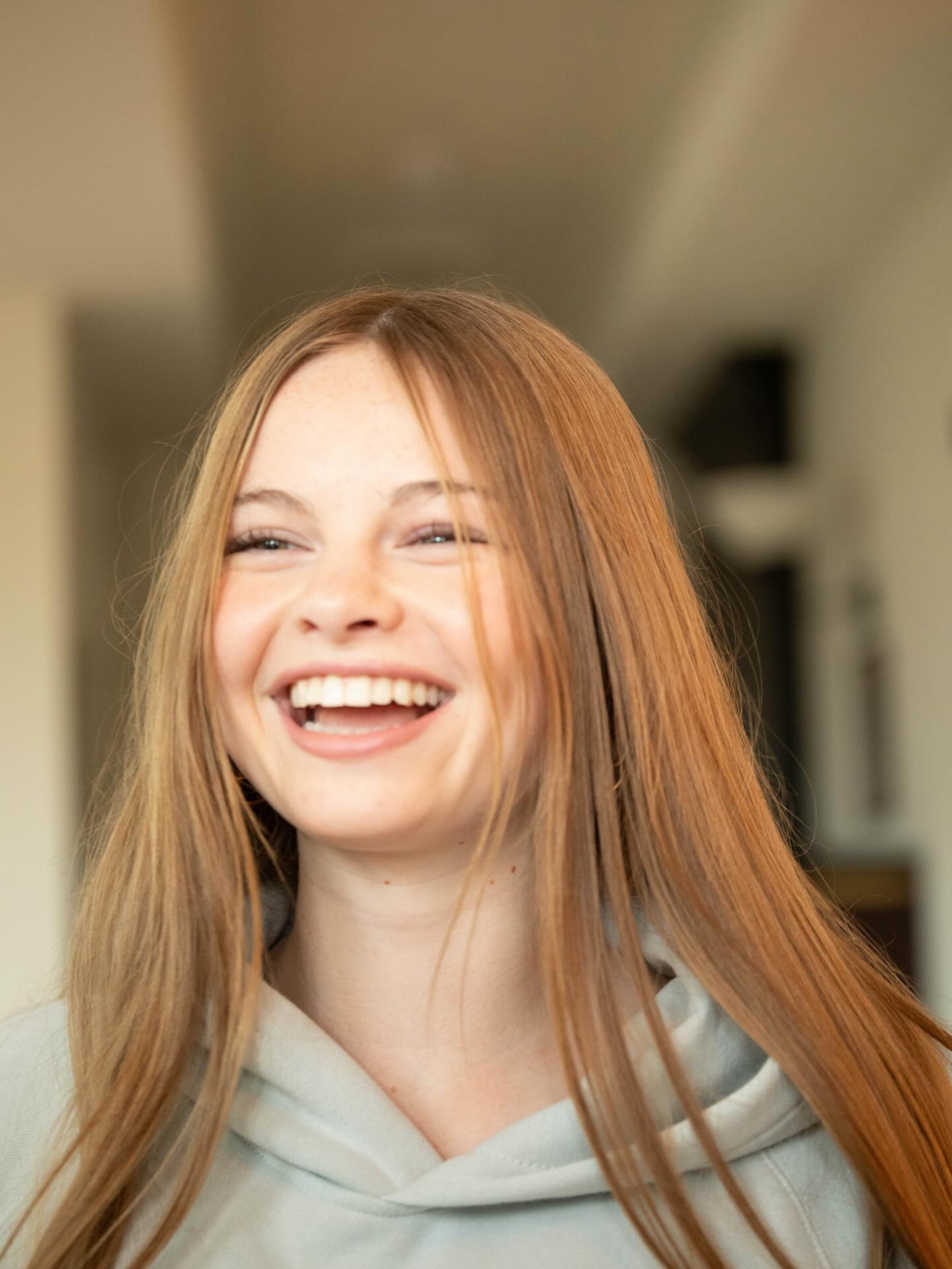 Salish Matter smiling during a casual outdoor moment, reflecting her upbeat personality and youthful confidence
