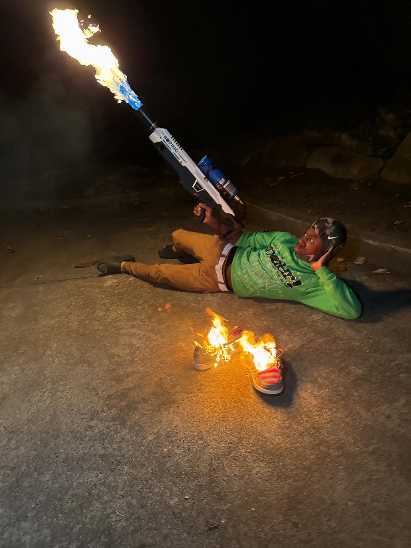 Teenage streamer Rakai, known as 2xrakai, speaking to his live chat while streaming